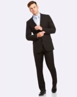 Livorno Slim Fit Black Suit Set