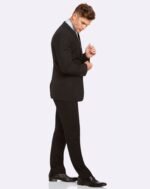 Livorno Slim Fit Black Suit Set