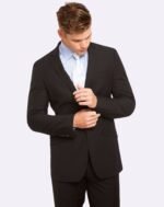 Livorno Slim Fit Black Suit Set