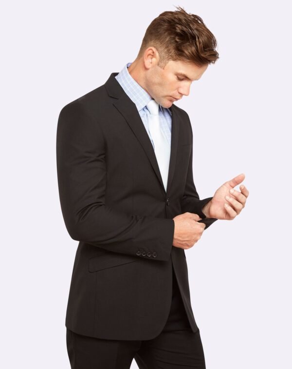 Livorno Slim Fit Black Suit Set