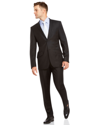 PGH Pure Wool Black Suit Set