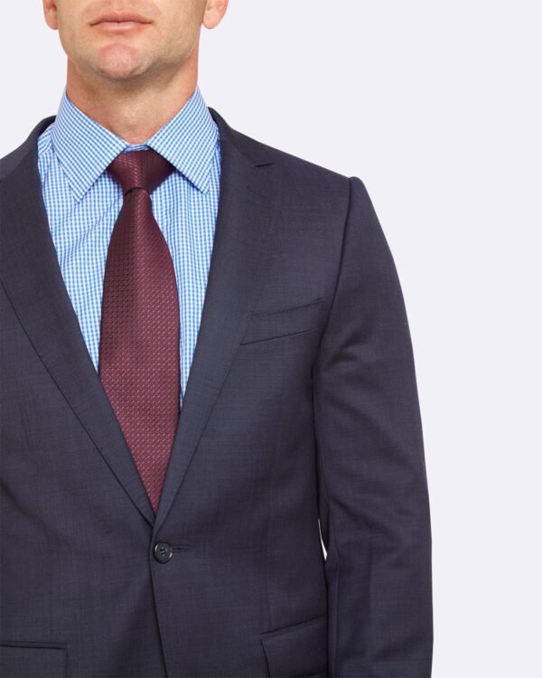 PGH Pharrel Slim Fit Blue Wool Suit Set