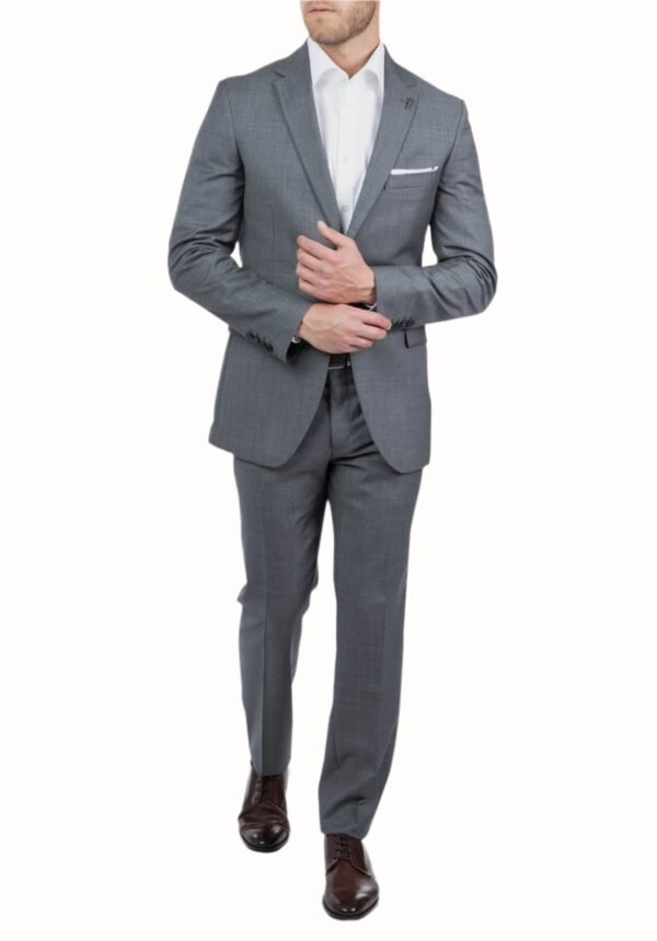 Joe Black Sergeant Grey Wool Suit Set