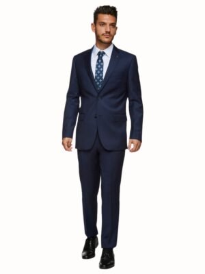 Studio Italia Blue Wool Suit Set