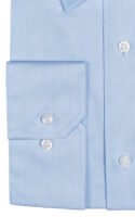 Emiliano Cotton Twill Blue Shirt