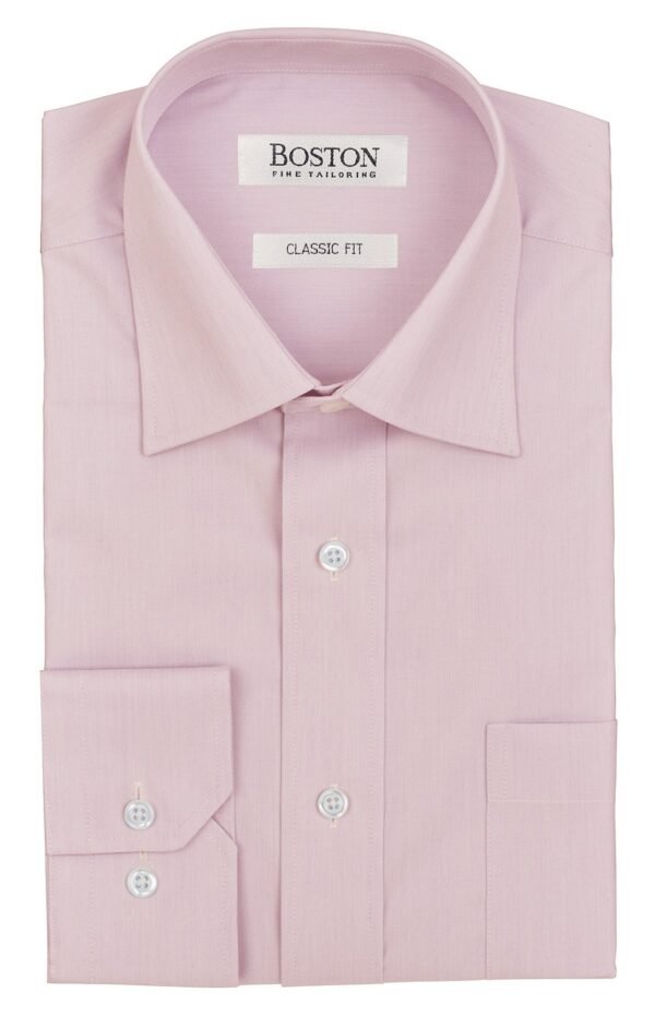 Boston Brooke Classic Cut Pink Business Shirt