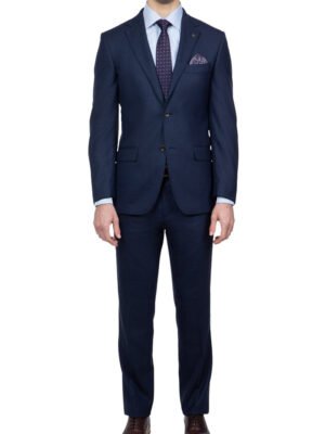 Cambridge Morse Interceptor Blue Wool Suit Set