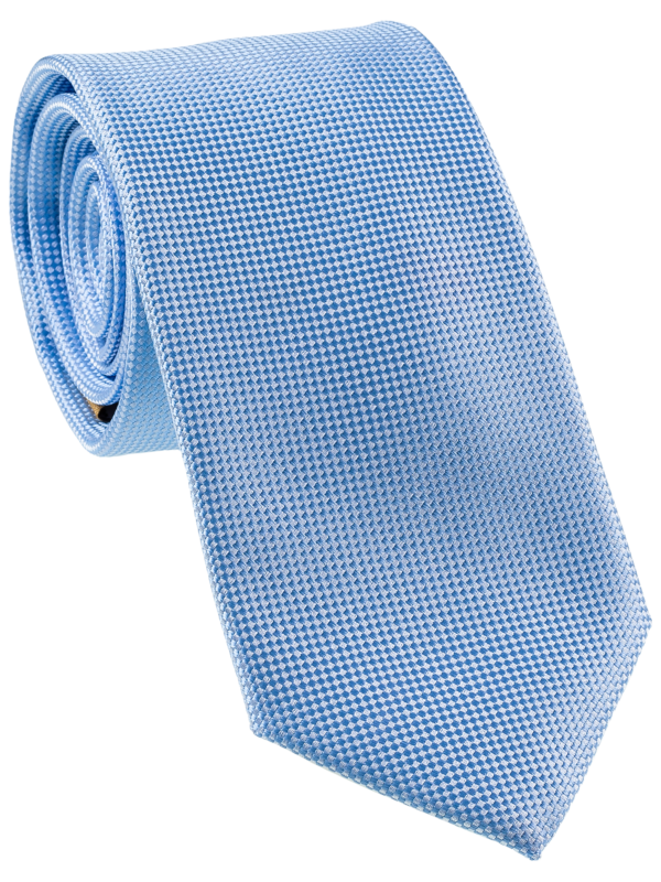 Blue Self Pattern Tie. Bow Tie. Handkerchief