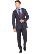 PGH Pharrel Slim Fit Blue Wool Suit Set