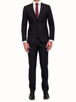 Cambridge Modern Fit Morse Black Suit Set